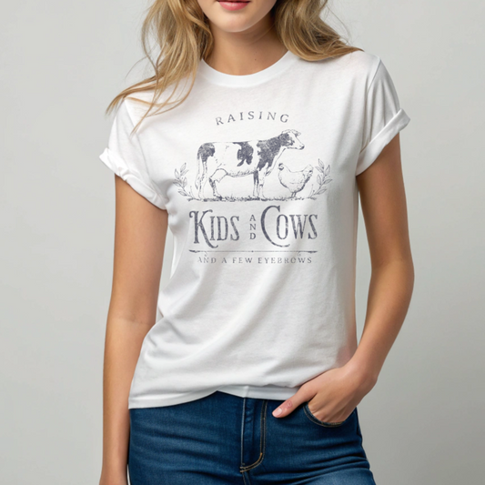 Raising Kids and Cows and A Few Eyebrows - Homestead Tee